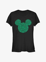 Disney Mickey Mouse Clover Fill Girls T-Shirt