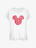 Disney Mickey Mouse Hearts Fill Girls T-Shirt