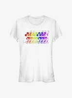 Disney Mickey Mouse Rainbow Girls T-Shirt