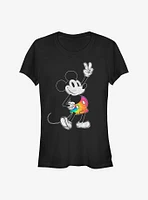 Disney Mickey Mouse Tie Dye Stroked Girls T-Shirt