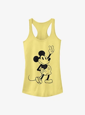 Disney Mickey Mouse Simple Outline Girls Tank