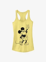 Disney Mickey Mouse Simple Outline Girls Tank