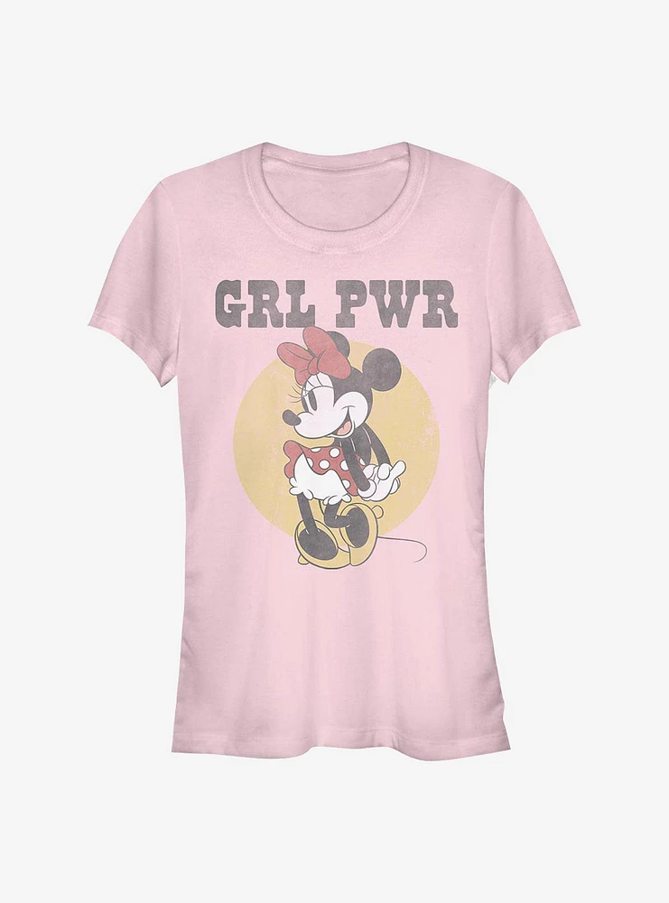 Disney Minnie Mouse Grl Pwr Minnie Girls T-Shirt