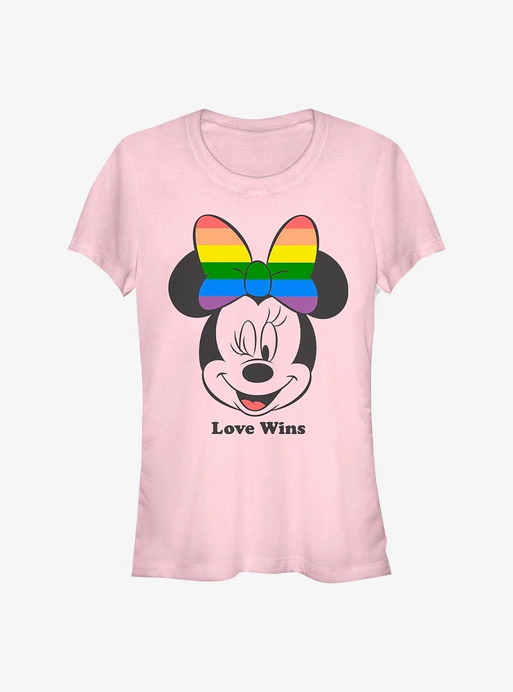 Disney Minnie Mouse Love Wins Girls T-Shirt