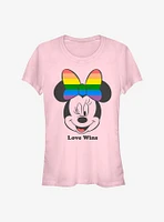 Disney Minnie Mouse Love Wins Girls T-Shirt