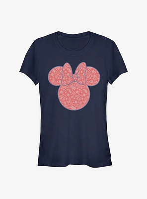 Disney Minnie Mouse Americana Paisley Girls T-Shirt