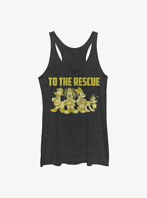 Disney Mickey Mouse Thanks Firefighters Girls Tank