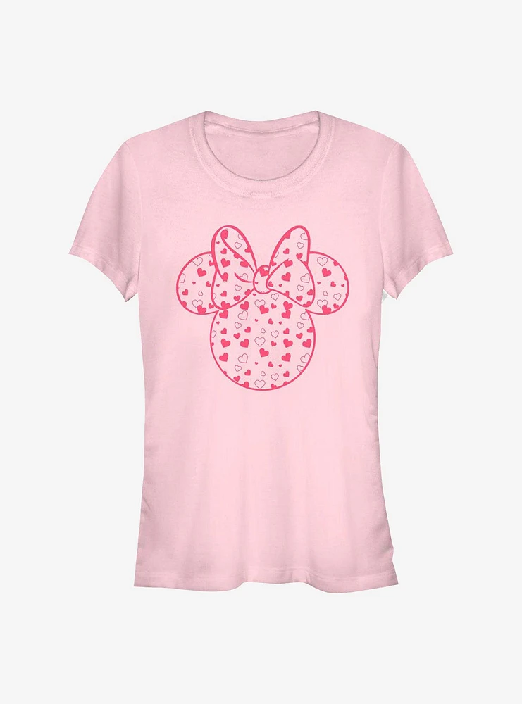 Disney Minnie Mouse Hearts Fill Girls T-Shirt