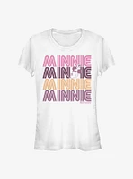 Disney Minnie Mouse Retro Stack Girls T-Shirt