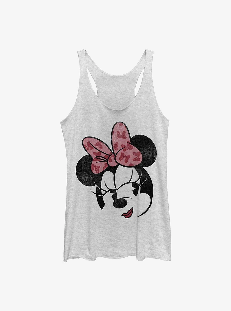 Disney Minnie Mouse Face Girls Tank