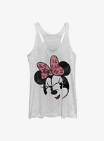 Disney Minnie Mouse Face Girls Tank