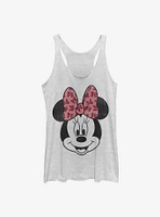 Disney Minnie Mouse Modern Face Girls Tank