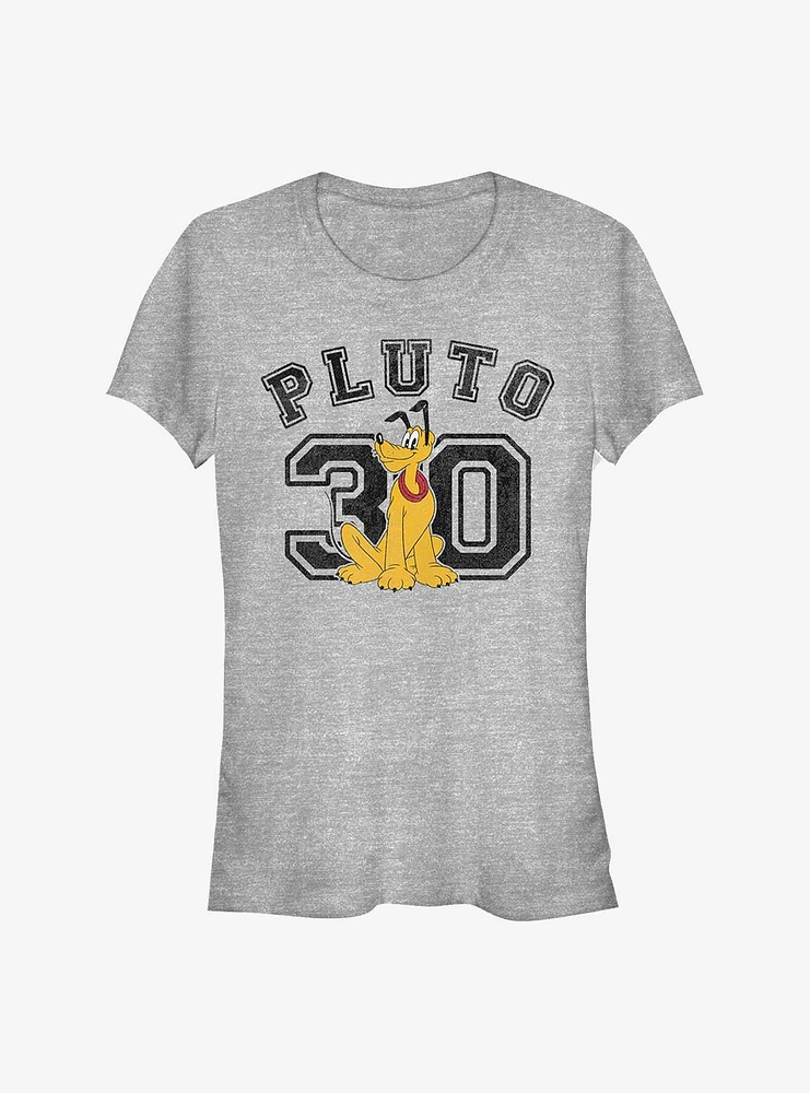 Disney Pluto Collegiate Girls T-Shirt