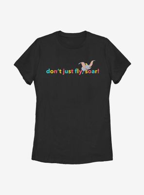 Disney Dumbo Color Fly Womens T-Shirt