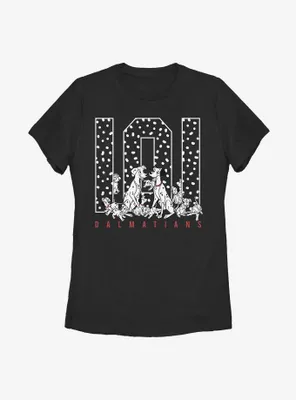 Disney 101 Dalmatians One Oh Spots Womens T-Shirt