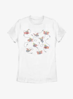 Disney Dumbo Ditsy Womens T-Shirt