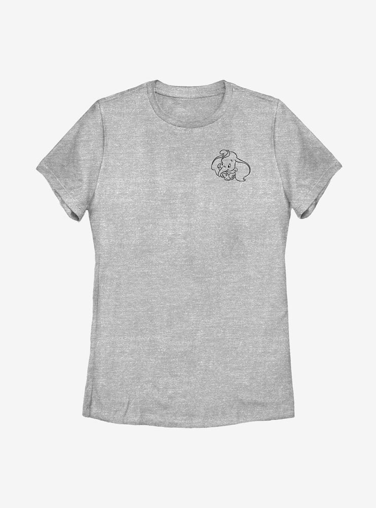 Disney Dumbo Line Womens T-Shirt