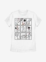 Disney 101 Dalmatians Dalmatian Box Up Womens T-Shirt