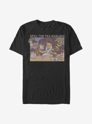 Disney Alice Wonderland Spill The Tea T-Shirt