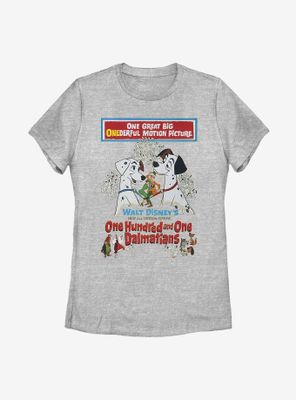 Disney 101 Dalmatians Vintage Poster Womens T-Shirt