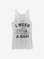 Disney 101 Dalmatians Nap Womens Tank Top