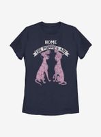 Disney 101 Dalmatians Home Sweet Dogs Womens T-Shirt