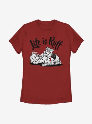 Disney 101 Dalmatians Life Ruff Womens T-Shirt