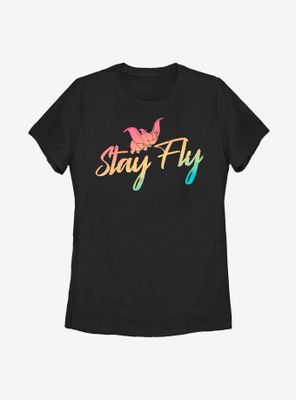 Disney Dumbo Stay Fly Womens T-Shirt