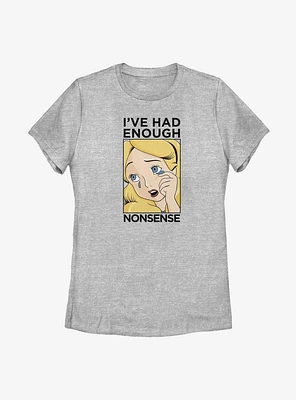 Disney Alice Wonderland Lichtenstein Womens T-Shirt