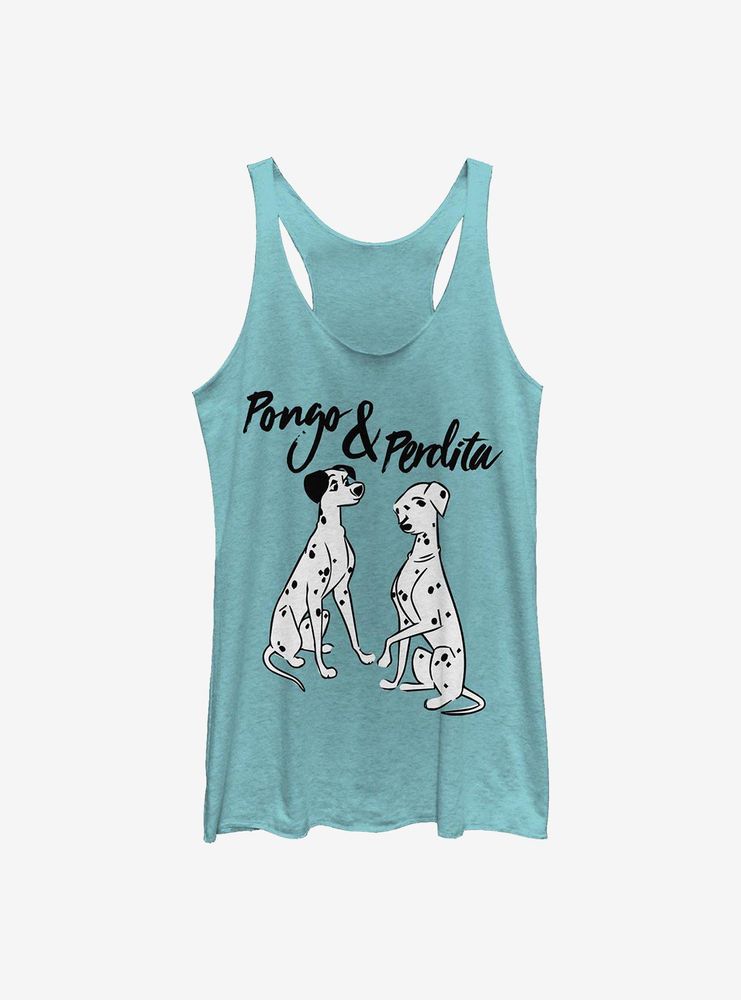 Disney 101 Dalmatians Pongo Perdita Womens Tank Top