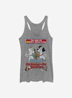 Disney 101 Dalmatians Vintage Poster Womens Tank Top