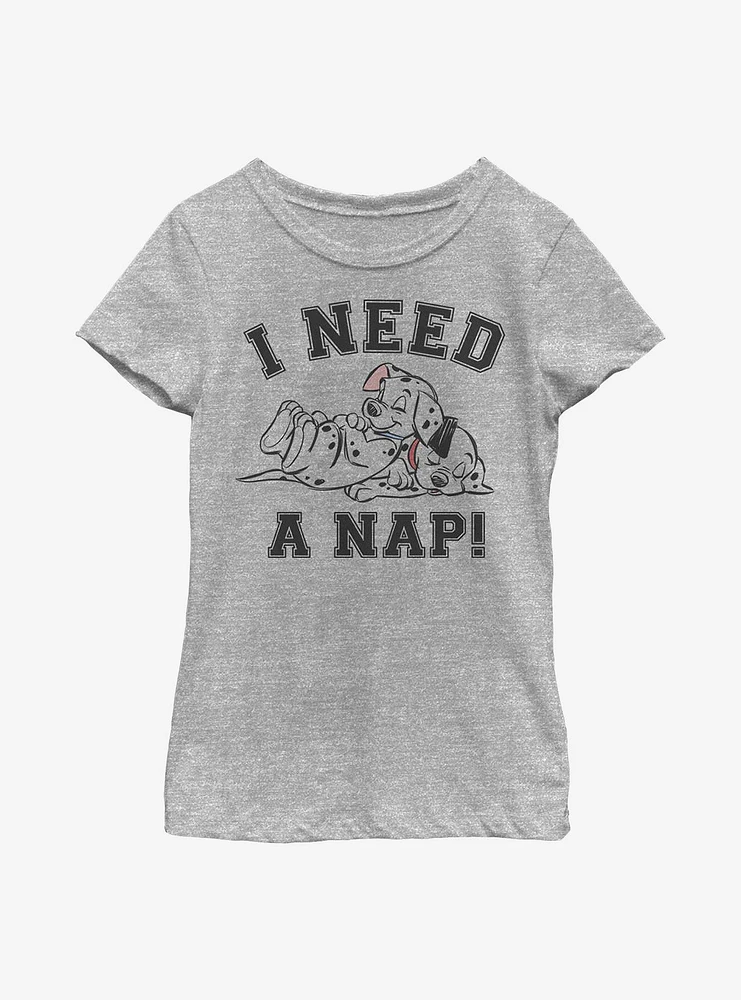 Disney 101 Dalmatians Nap Youth Girls T-Shirt