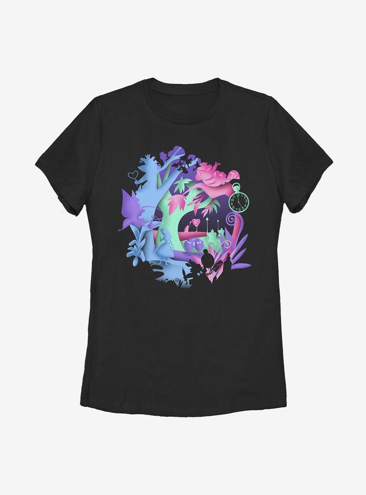 Disney Alice Wonderland Chaos Womens T-Shirt