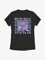 Disney Alice Wonderland Mad Here Trip Womens T-Shirt