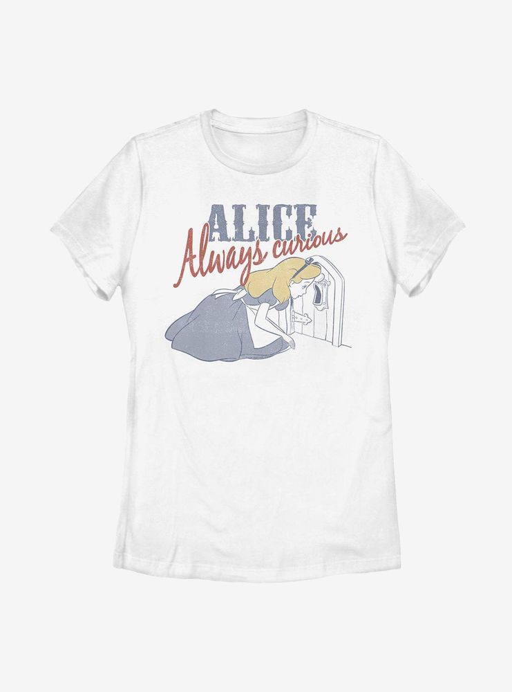 Disney Alice Wonderland Vintage Womens T-Shirt
