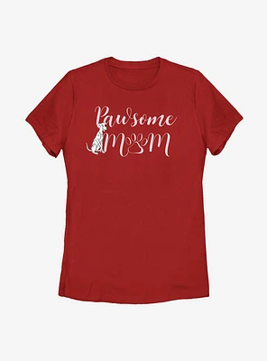 Disney 101 Dalmatians Pawsome Mom Womens T-Shirt