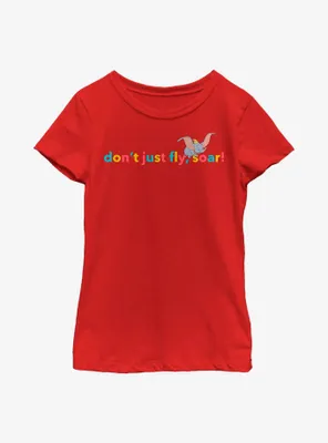 Disney Dumbo Color Fly Youth Girls T-Shirt