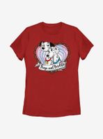 Disney 101 Dalmatians Pong And Perdita Womens T-Shirt
