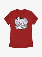 Disney 101 Dalmatians Pong And Perdita Womens T-Shirt