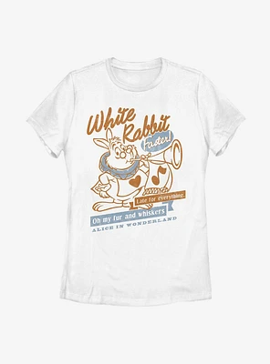 Disney Alice Wonderland White Rabbit Womens T-Shirt