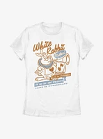 Disney Alice Wonderland White Rabbit Womens T-Shirt