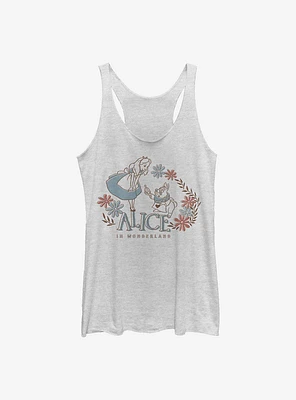 Disney Alice Wonderland And Rabbit Womens Tank Top