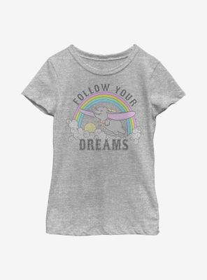 Disney Dumbo Dreaming Youth Girls T-Shirt