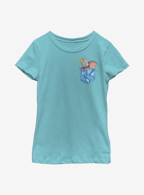 Disney Dumbo Faux Pocket Youth Girls T-Shirt