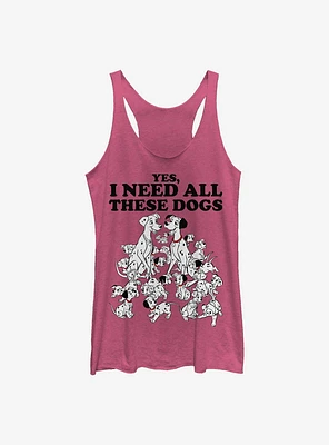 Disney 101 Dalmatians All These Dogs Womens Tank Top
