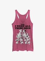 Disney 101 Dalmatians All These Dogs Womens Tank Top