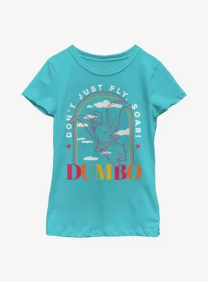 Disney Dumbo Soaring Arch Youth Girls T-Shirt