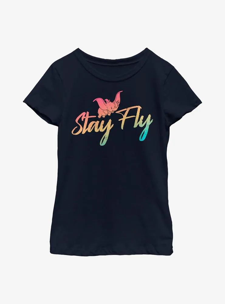 Disney Dumbo Stay Fly Youth Girls T-Shirt