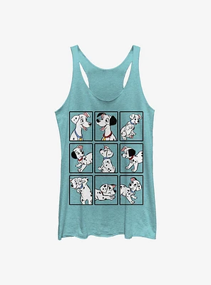 Disney 101 Dalmatians Dalmatian Box Up Womens Tank Top