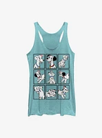Disney 101 Dalmatians Dalmatian Box Up Womens Tank Top